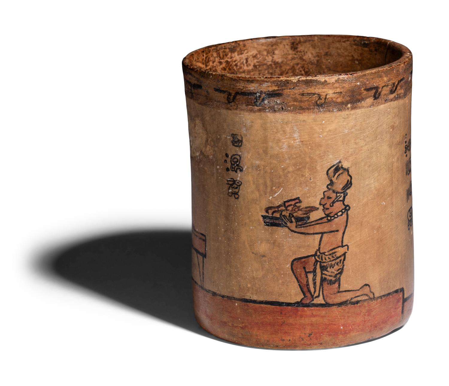 Three Maya Cylinder Vessels
