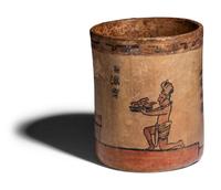 Three Maya Cylinder Vessels