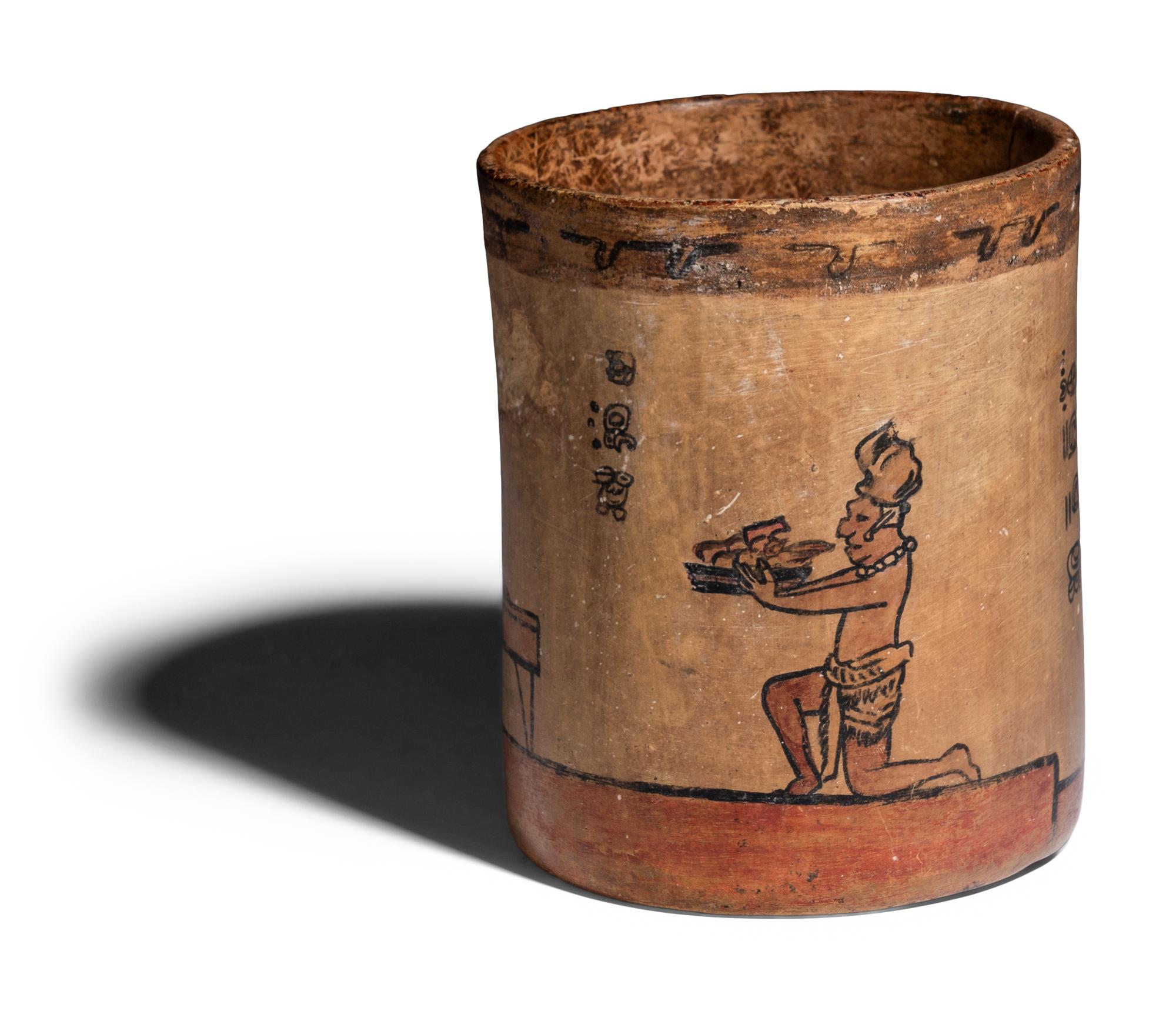 Three Maya Cylinder Vessels
