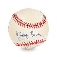 A Multi-Signed 1950s New York Yankees Autograph Baseball (Beckett Authentication Services BAS Certified),