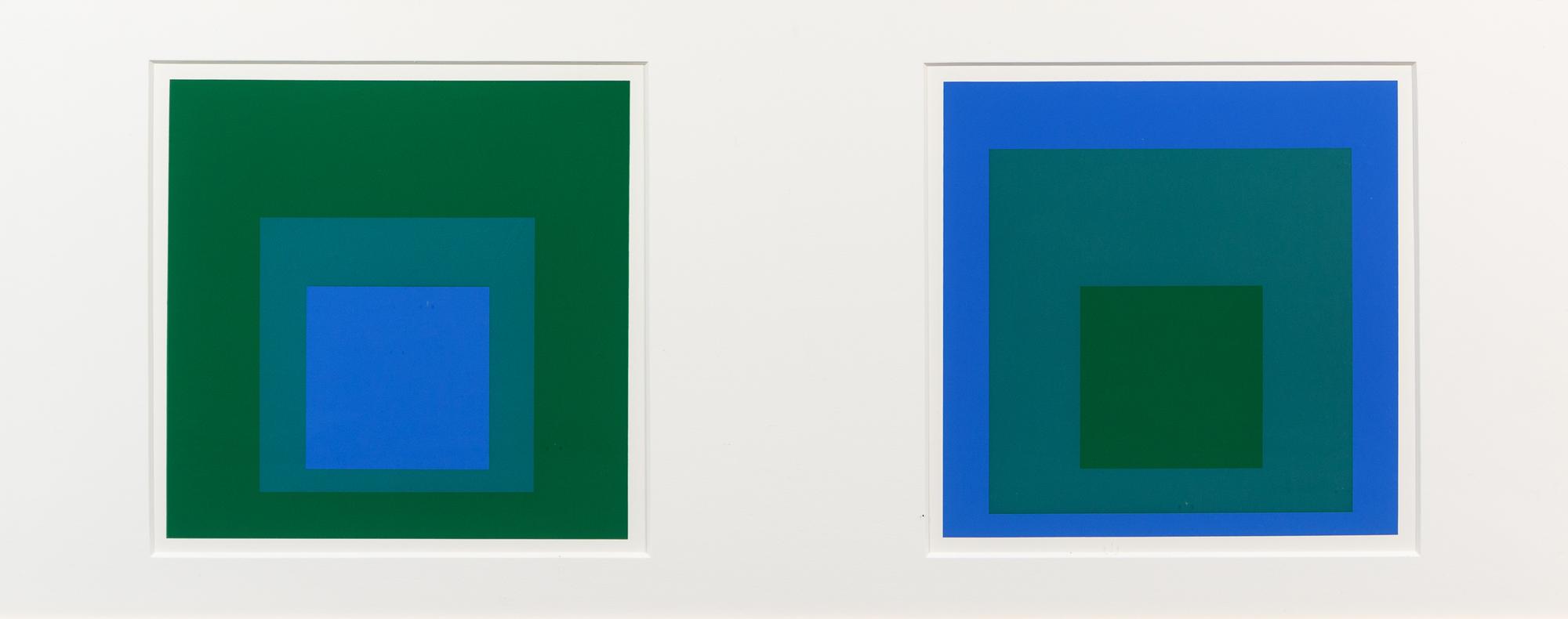 Josef Albers, (American/German, 1888-1976), Homage to the Square from Formulation: Articulation, 1972 (a group of six works)