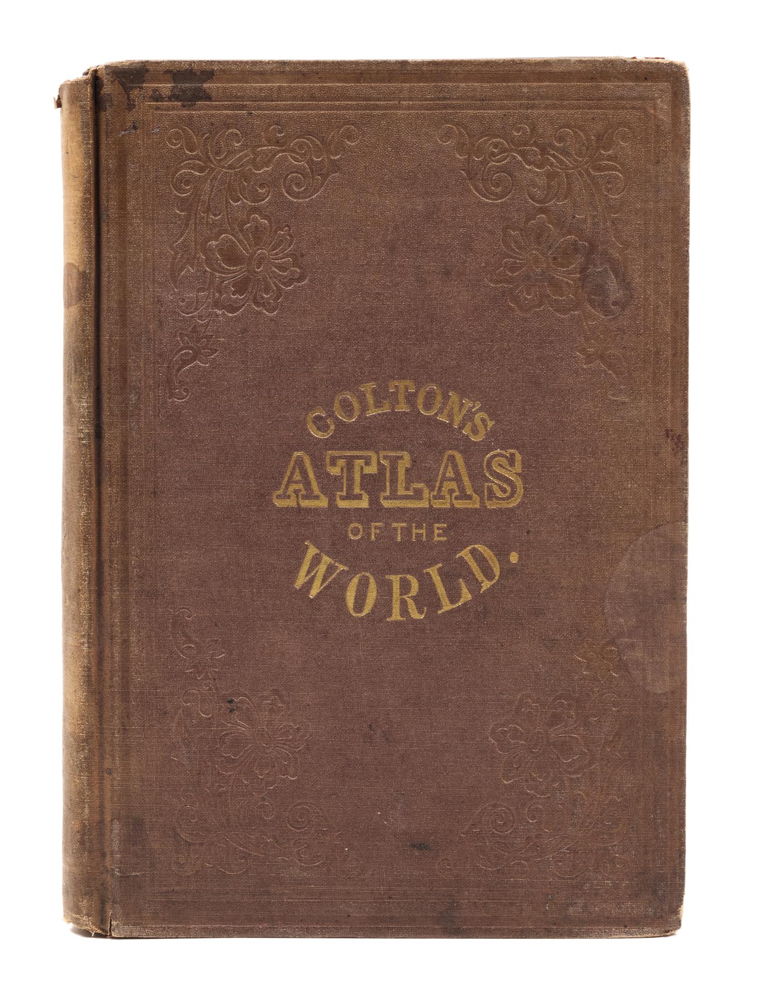 COLTON, Joseph Hutchins (1800-1893). Colton's Octavo Atlas of the World. New York: G. W. and C. B. Colton & Co., 1866.