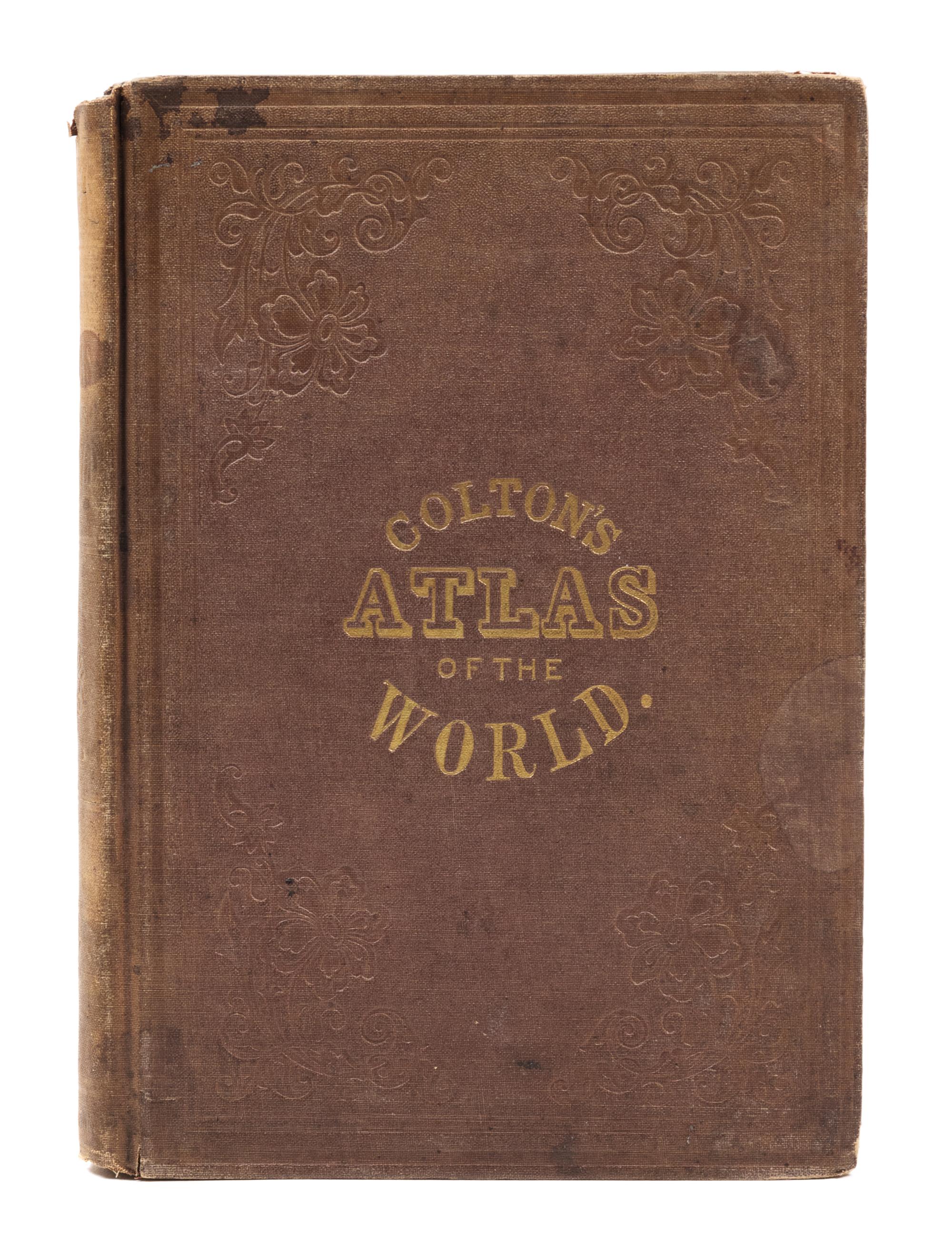 COLTON, Joseph Hutchins (1800-1893). Colton's Octavo Atlas of the World. New York: G. W. and C. B. Colton & Co., 1866.