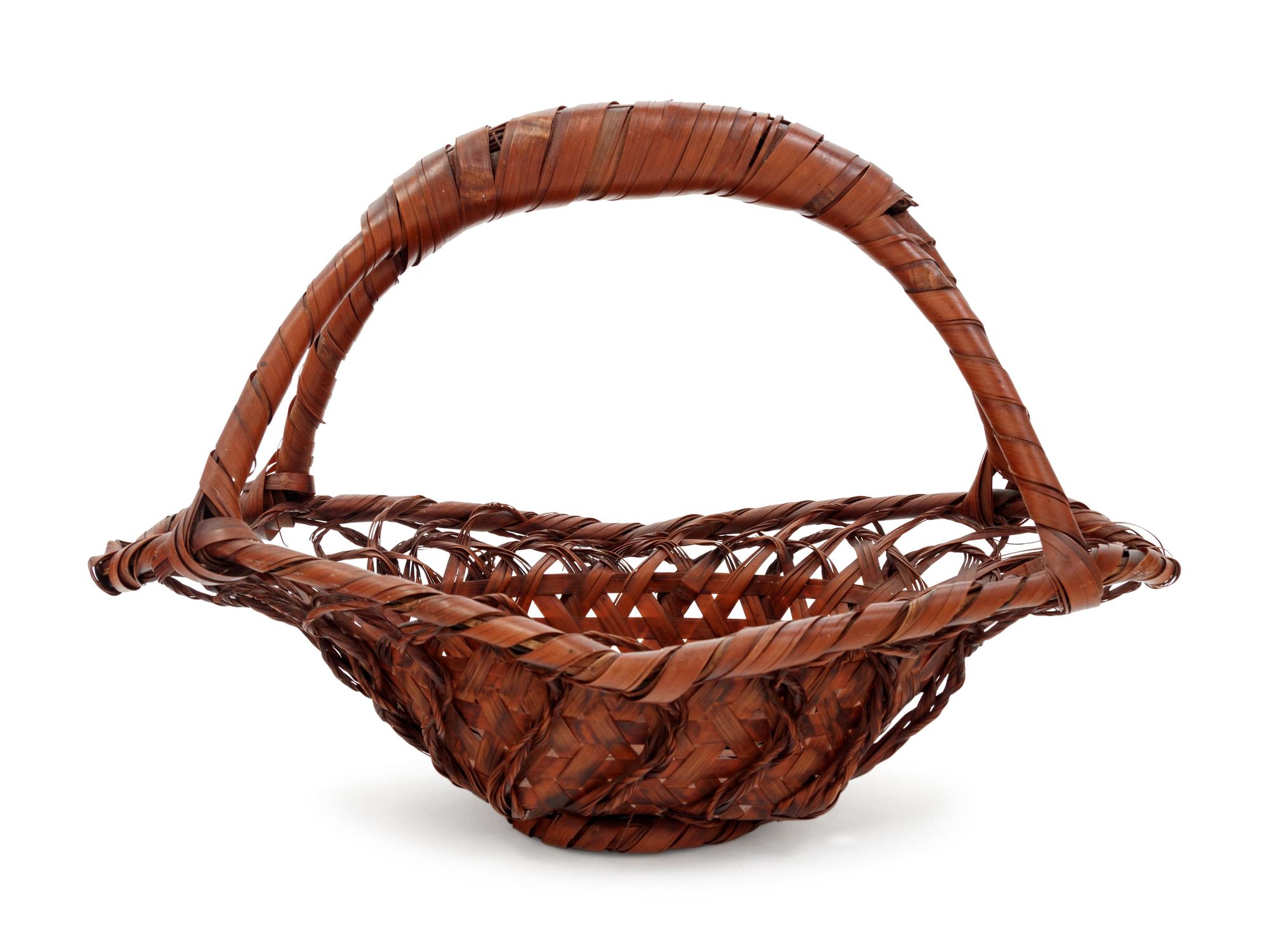 A Japanese Bamboo Flower Arranging Basket
