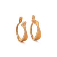 TIFFANY & CO., ELSA PERETTI, YELLOW GOLD HOOP EARRINGS