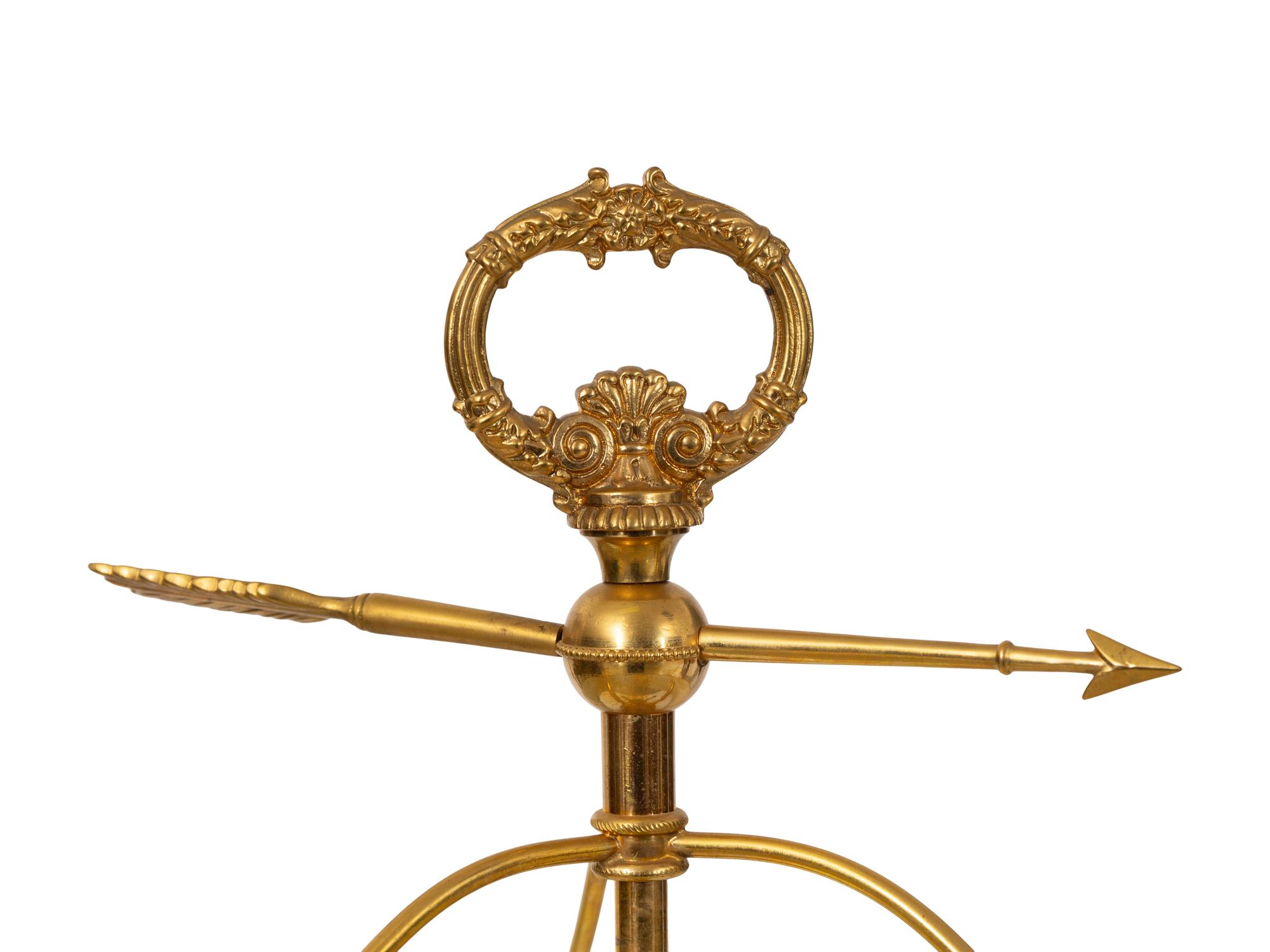 A Brass Bouillotte Lamp