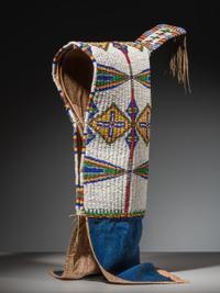 Sioux Beaded Hide Cradle