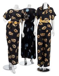 Three Geoffrey Beene Ensembles, 1980s