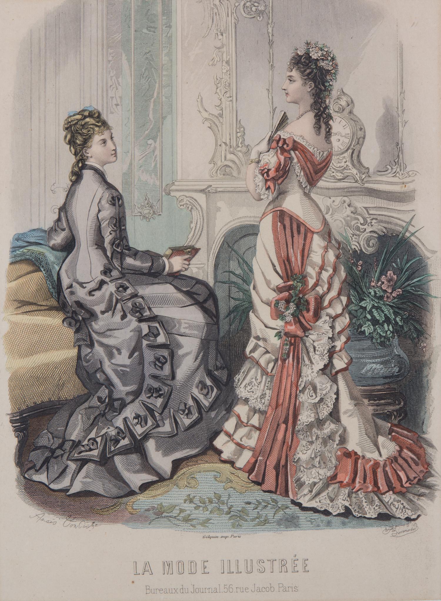 A Set of 6 La Mode Engravings, ,