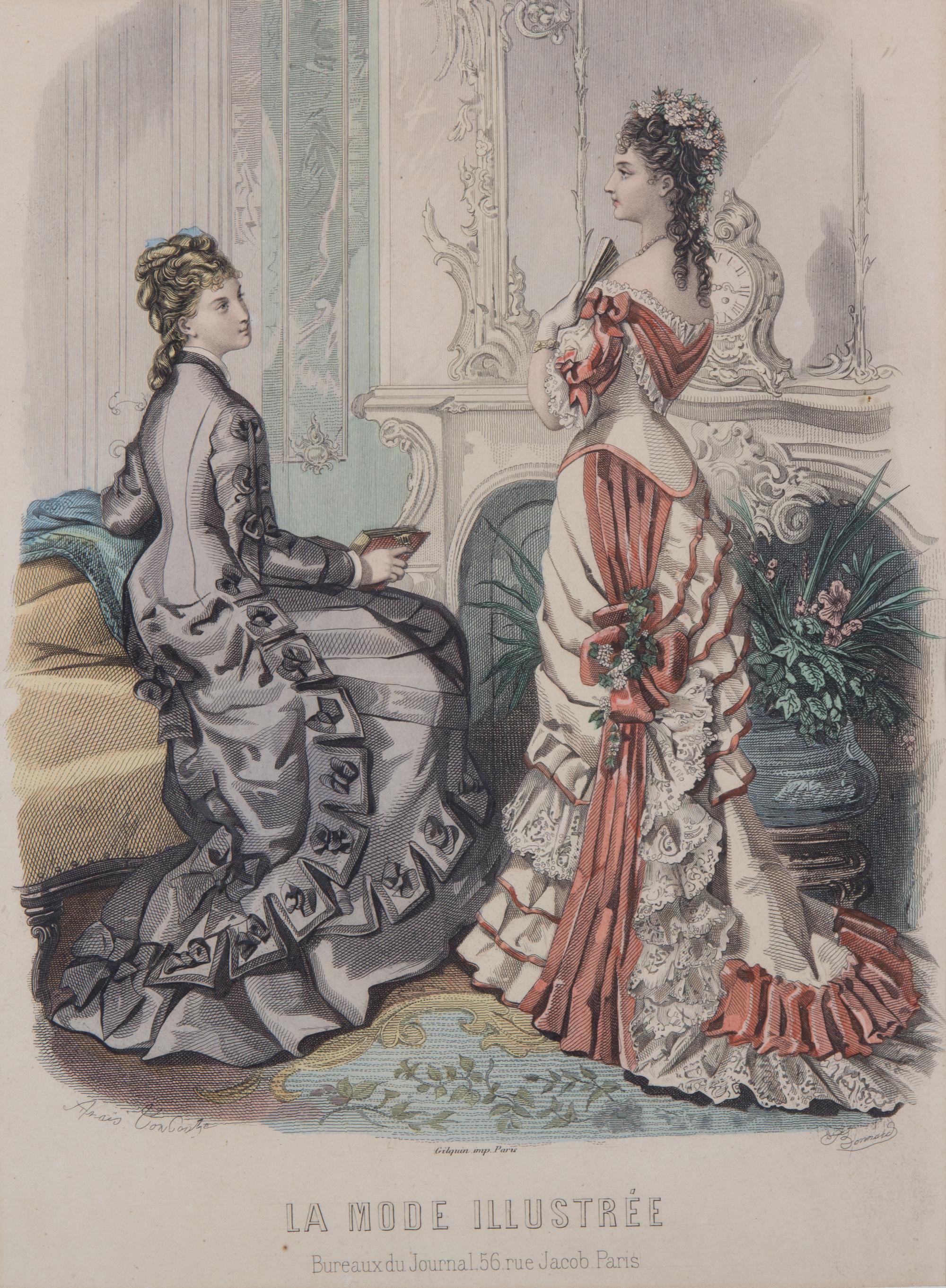 A Set of 6 La Mode Engravings, ,