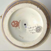 A Wedgwood Aesthetic Period Bone China Handled Vase UK, 1870s