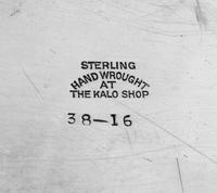 An American Arts & Crafts Silver Tray , The Kalo Shop, Chicago, First Quarter 20th Century , of lobed oval form.