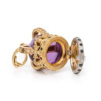 Annoushka, 'Coronation Crown', Multigem and Yellow Gold Locket Charm
