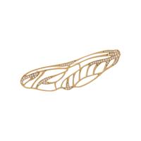 TIFFANY & CO., YELLOW GOLD AND DIAMOND DRAGONFLY WING BROOCH