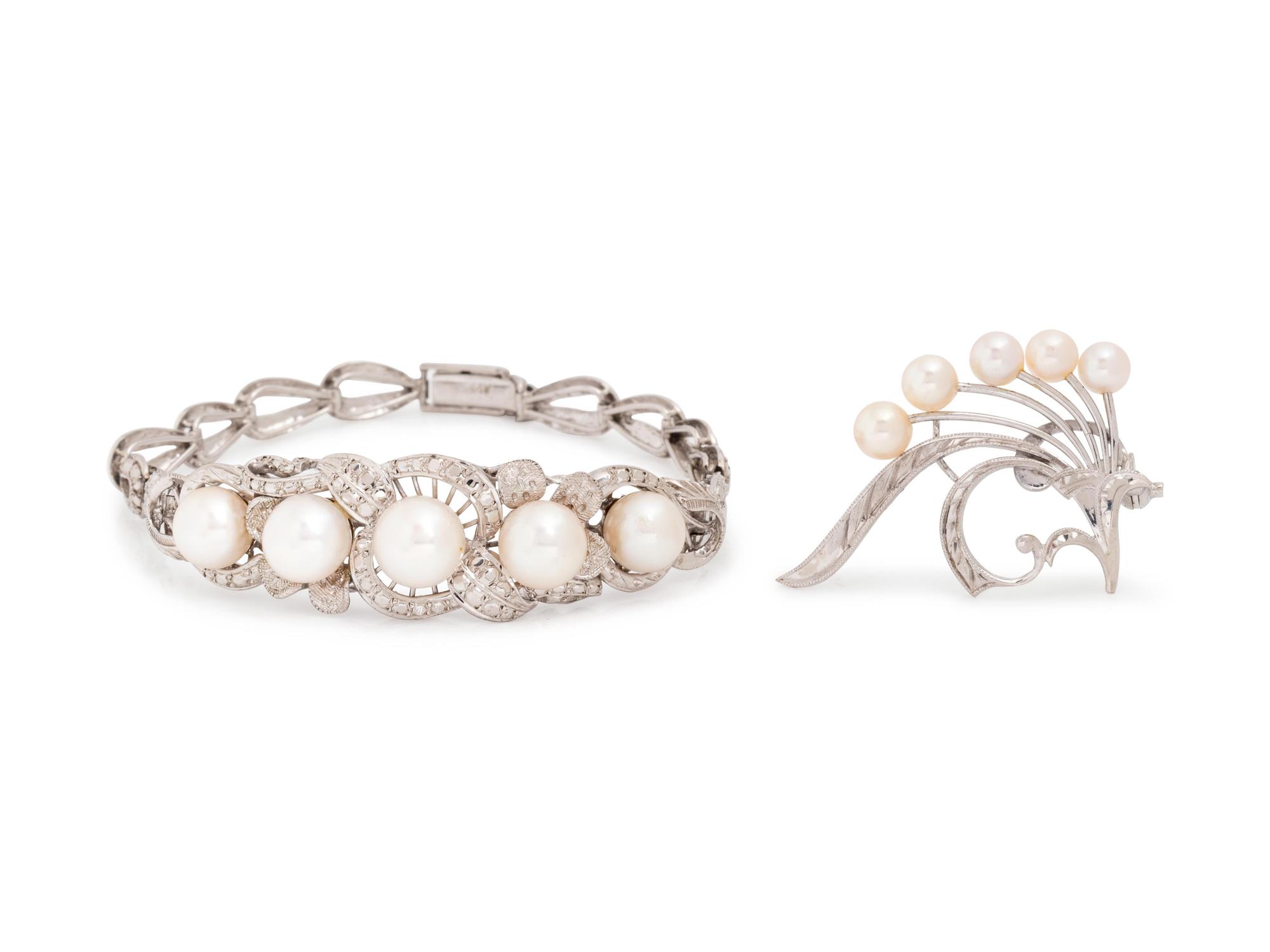 A Collection of Cultured Pearl Jewelry,
