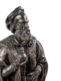 A Continental Cast Metal Figure of Galileo