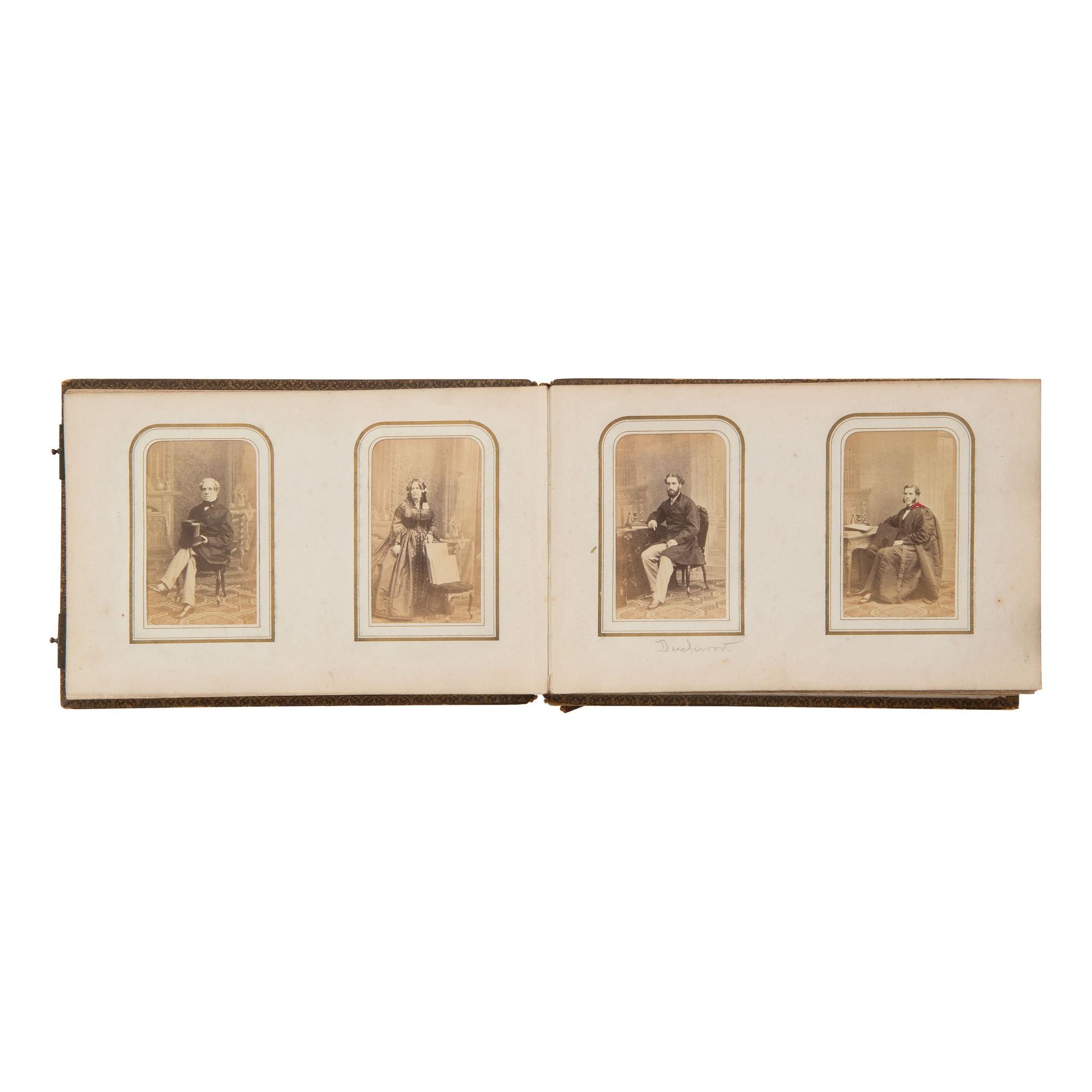 [Early Photography] Three Portrait Albums of European Personalities, Royalty and Other Notables