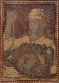 A Continental Wool Tapestry Panel