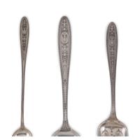 An International Silver Flatware Service in Custom Case