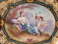 Two French Gilt Bronze and Champlevé Trays