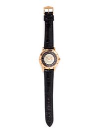 WALDAN INTERNATIONAL, 18K YELLOW GOLD 'WORLD TIME' WRISTWATCH