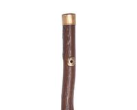 A Gold-Mounted Wood Mount Vernon Souvenir Walking Stick