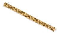An 18 Karat Yellow Gold Bracelet, Marchisio, 22.20 dwts.
