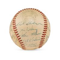 A 1955 Detroit Tigers Team Signed Autograph Baseball (Beckett Authentication Services)