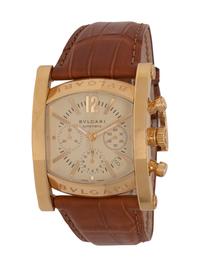 BVLGARI, 18K YELLOW GOLD 'ASSIOMA' CHRONOGRAPH WATCH