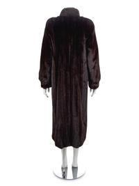 Marshall Fields Long Mink Coat, 1980-90s