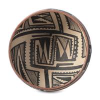 Salado Culture, Tonto Polychrome Pottery Bowl