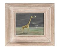 Giraffe and Moon