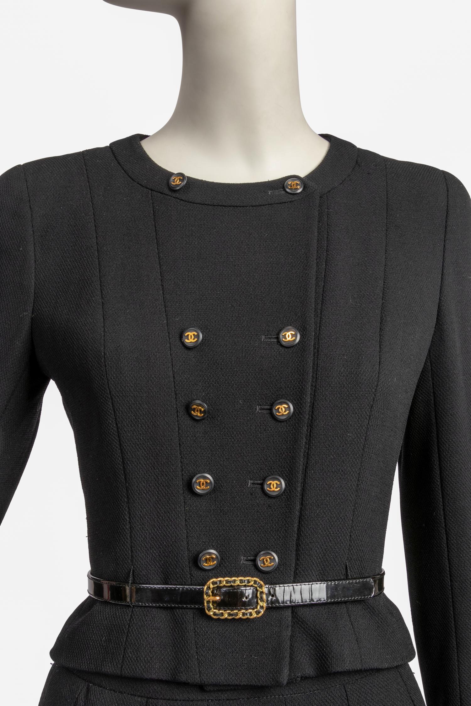 Chanel Skirt and Jacket with Belt, 1995