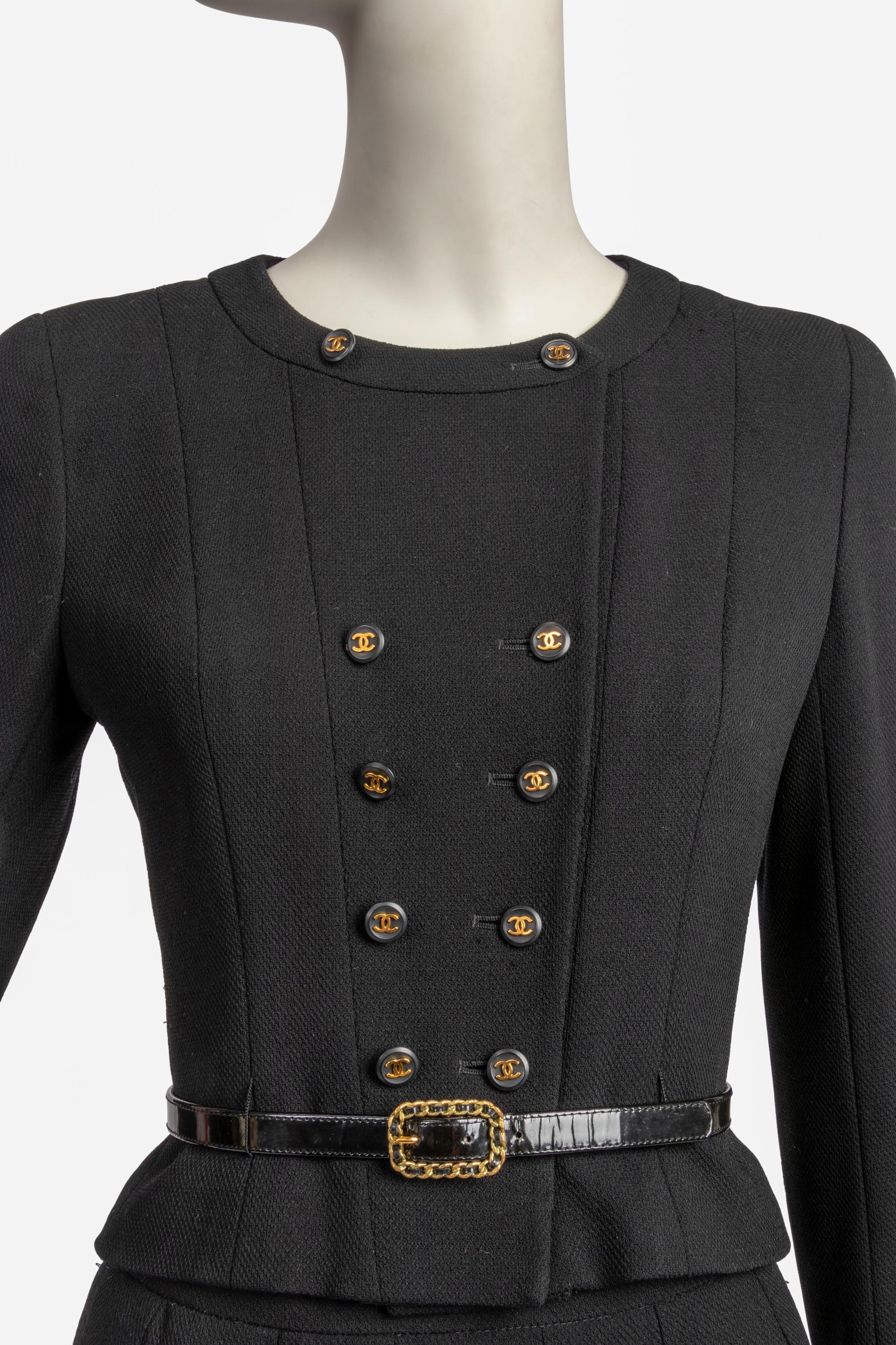 Chanel Skirt and Jacket with Belt, 1995