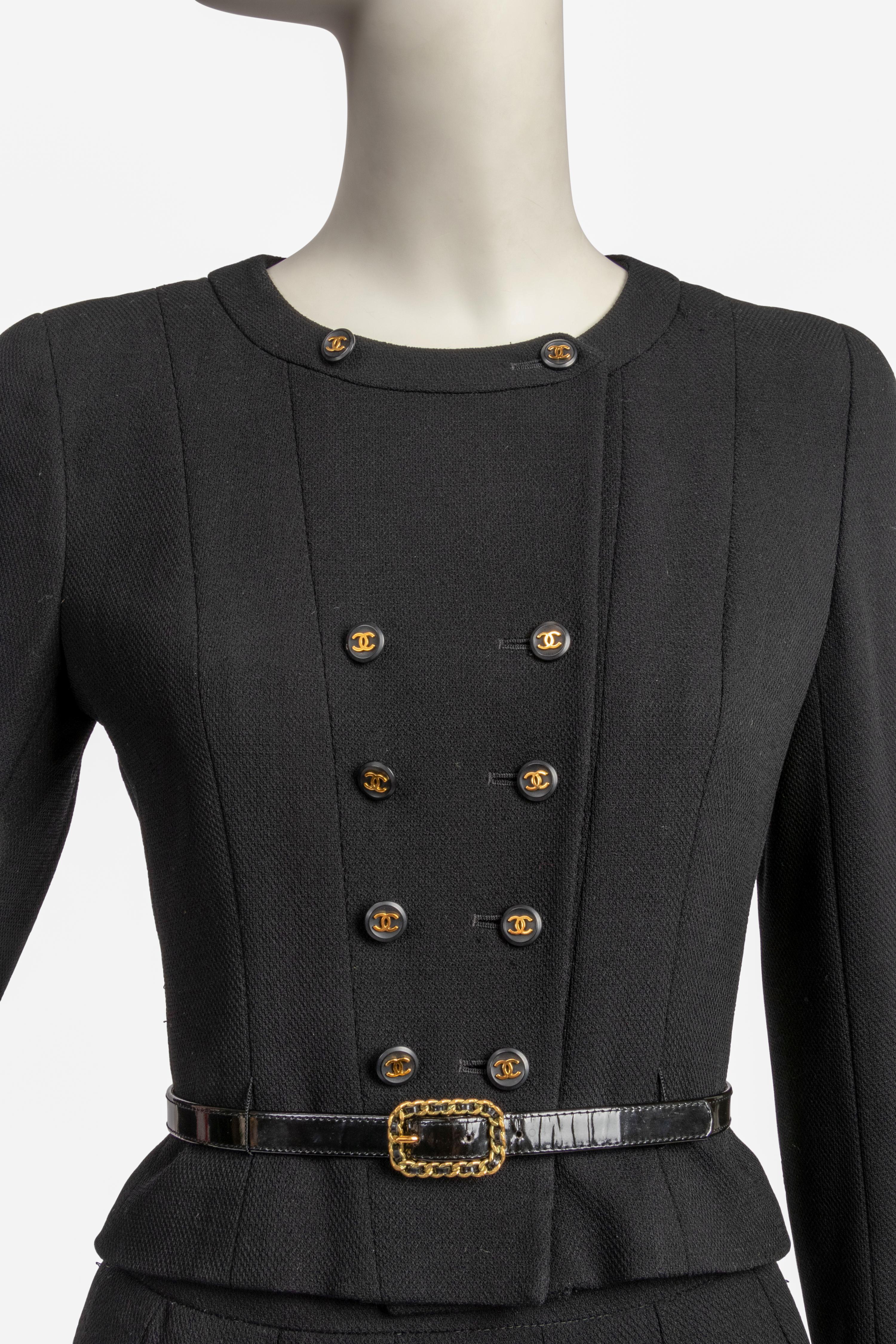 Chanel Skirt and Jacket with Belt, 1995
