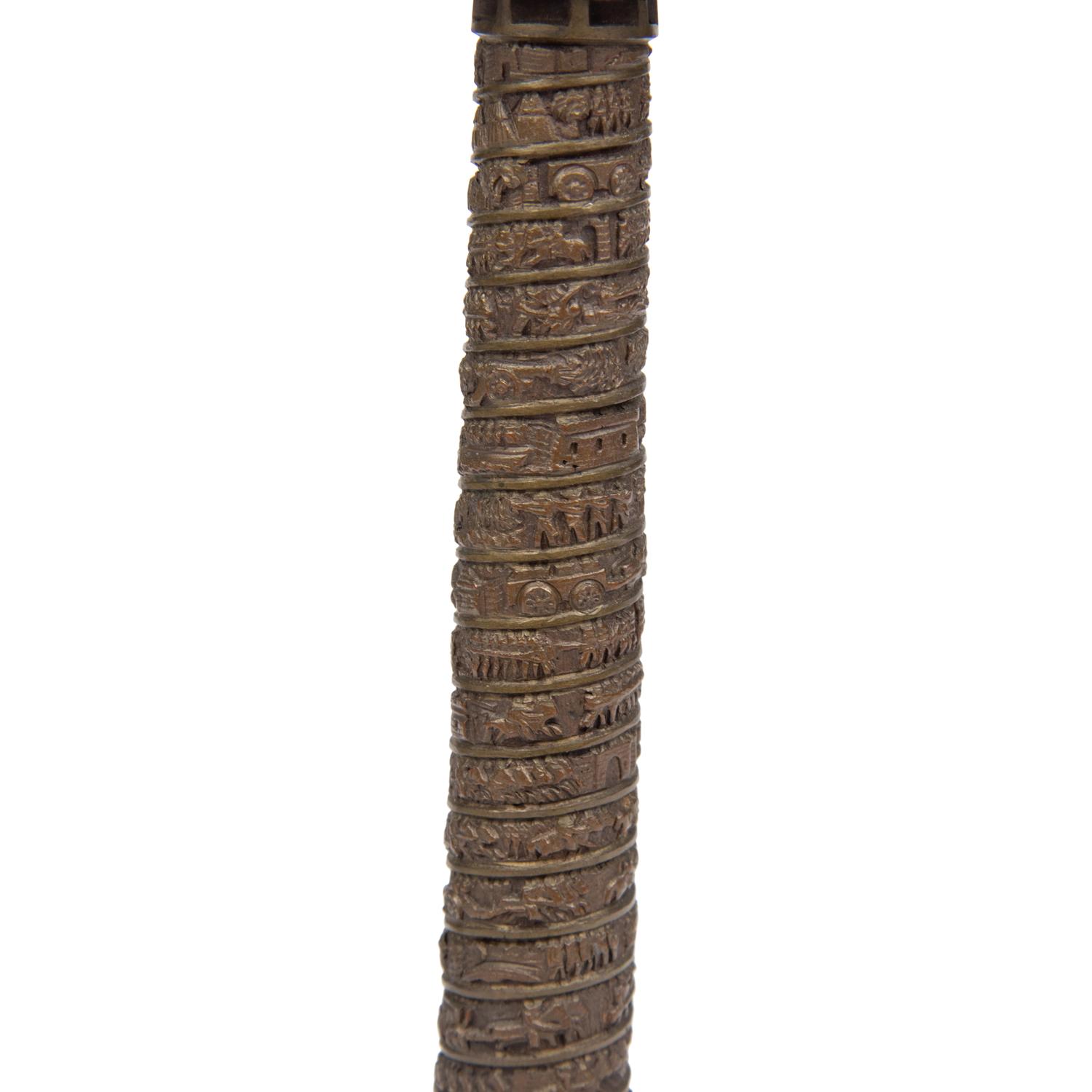 A Grand Tour Bronze Model of the Vendôme Column