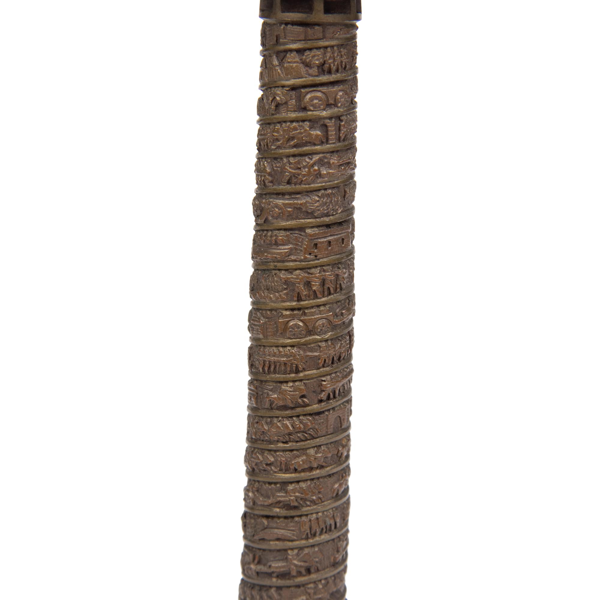 A Grand Tour Bronze Model of the Vendôme Column
