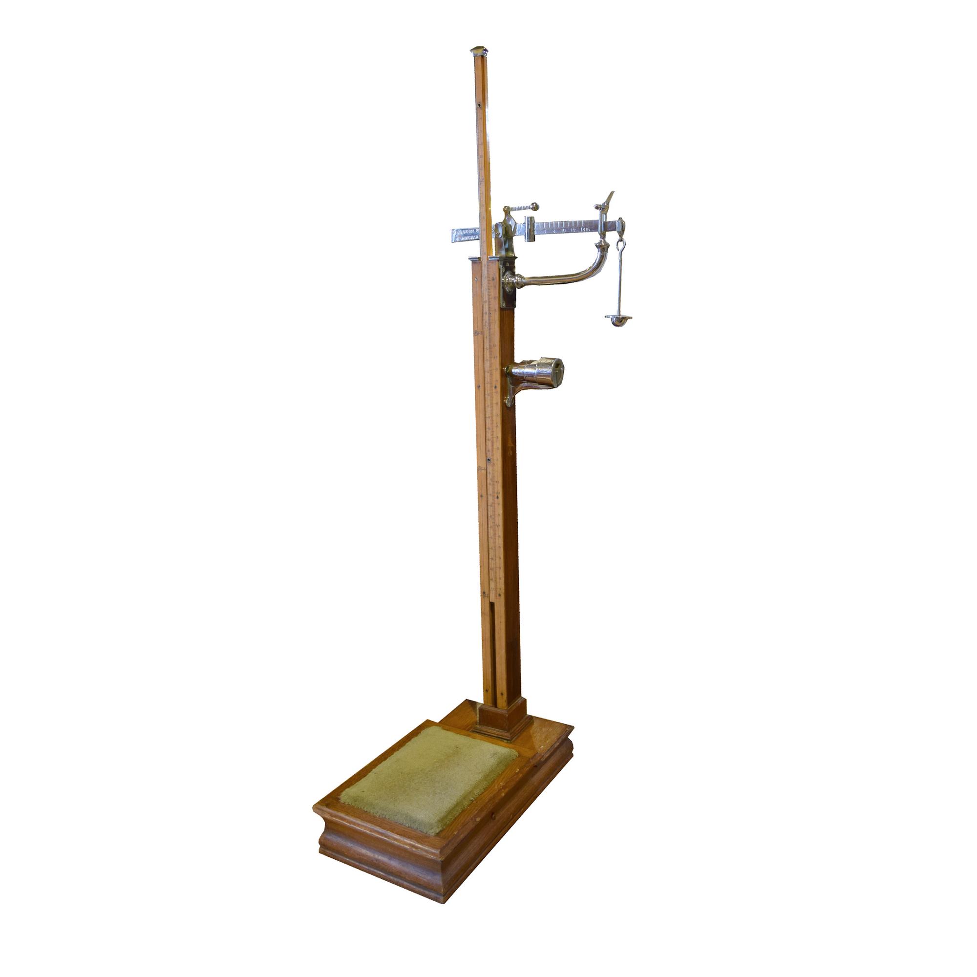 A Scale and Stadiograph 13" W x 23" D x 67" H — England, Early 20th Century
