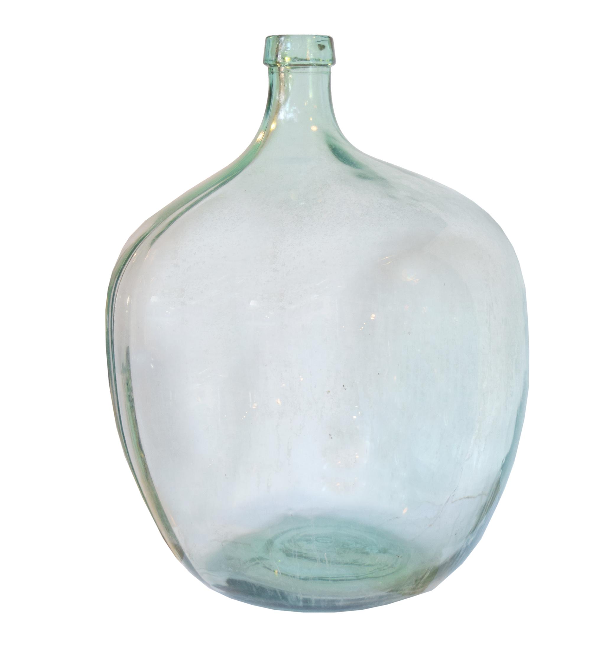 A Green Glass Wine Vessel 17" W x 17" D x 22.5" H — Germany, 20th Century