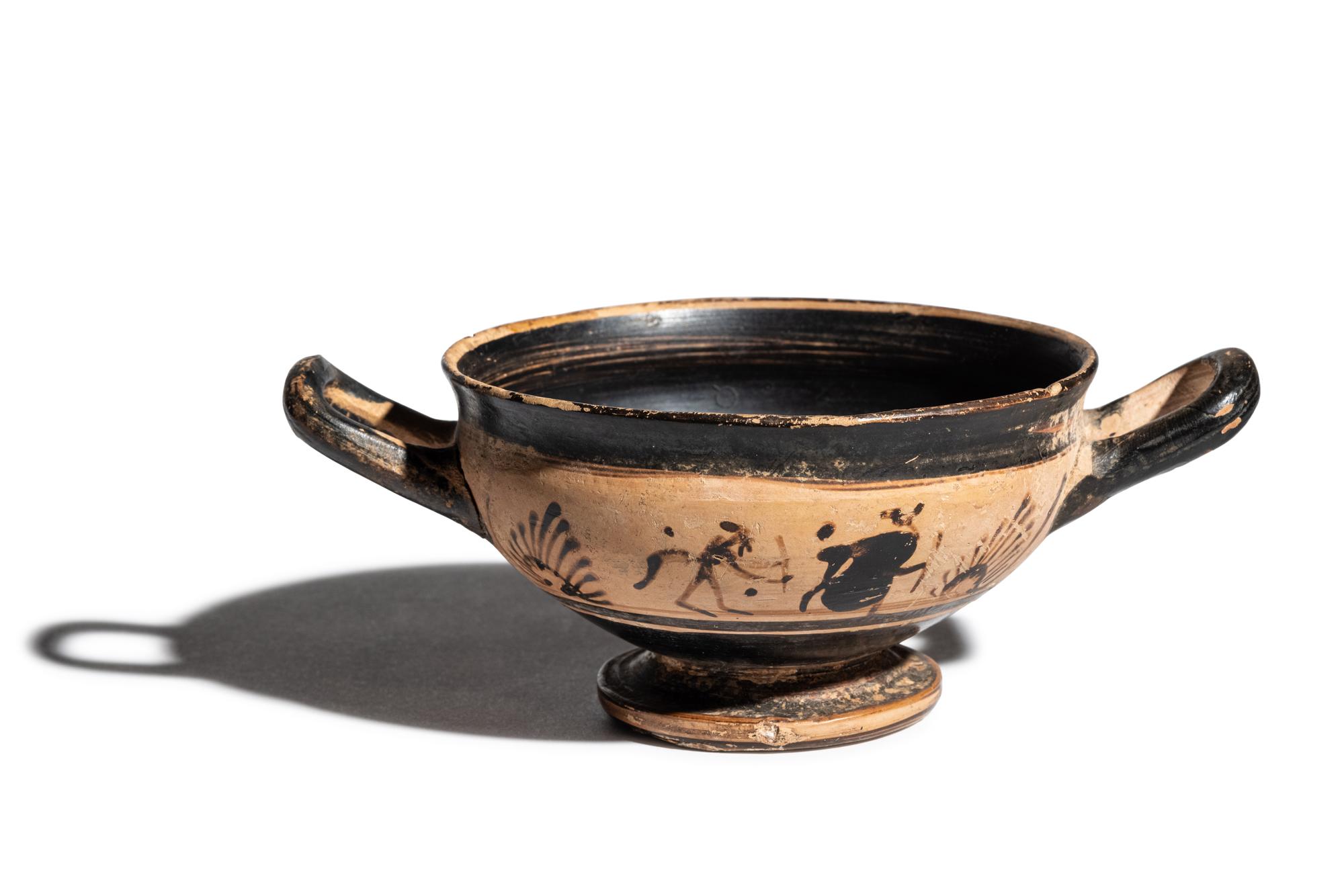 A Greek Black-Figured Kylix