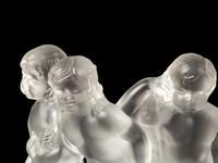 A Pair of Lalique Luxembourg Bookends