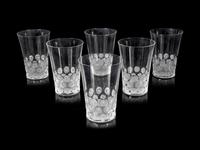 A Set of Ten Lalique Napsbury Tumblers