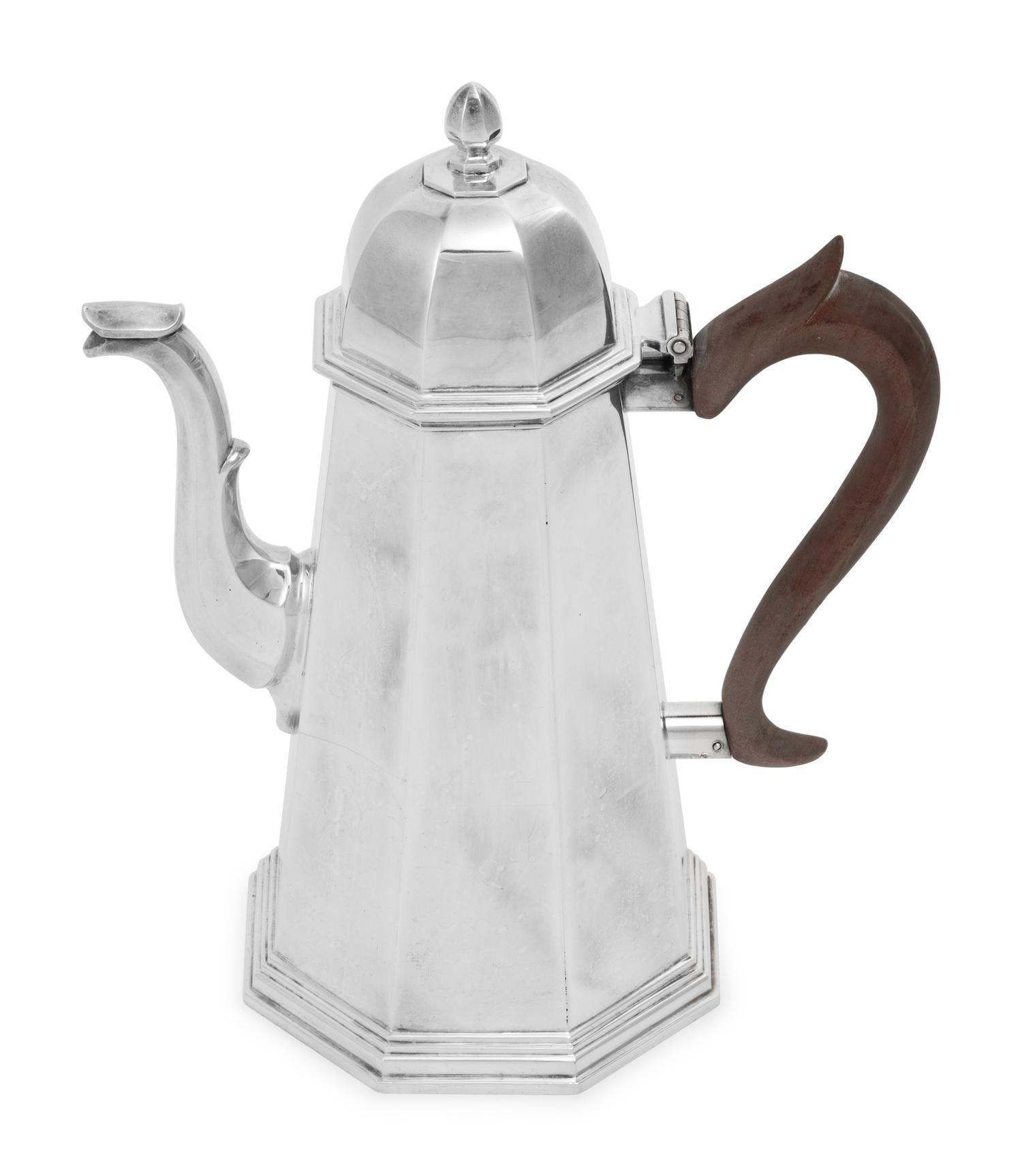 An English Silver Coffee Pot