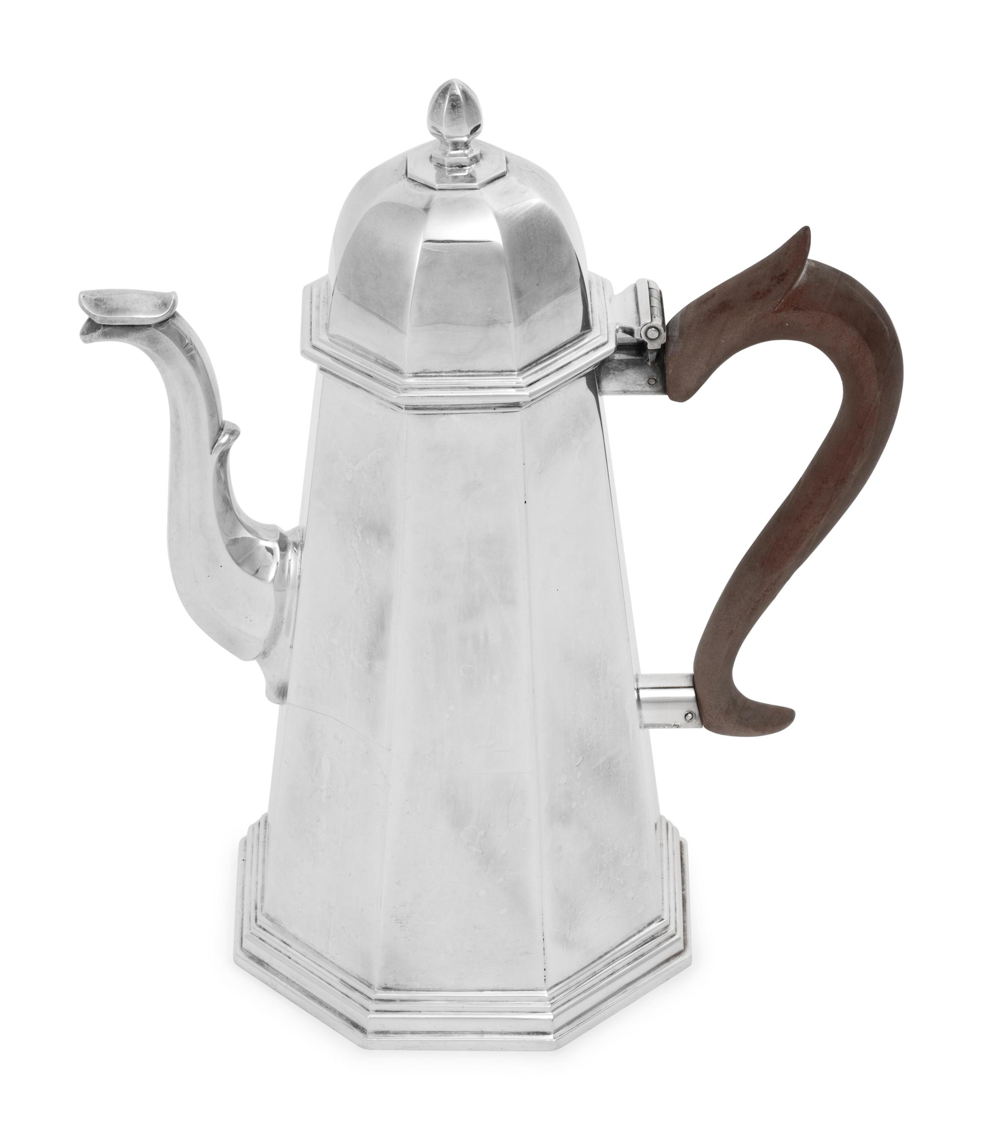 An English Silver Coffee Pot
