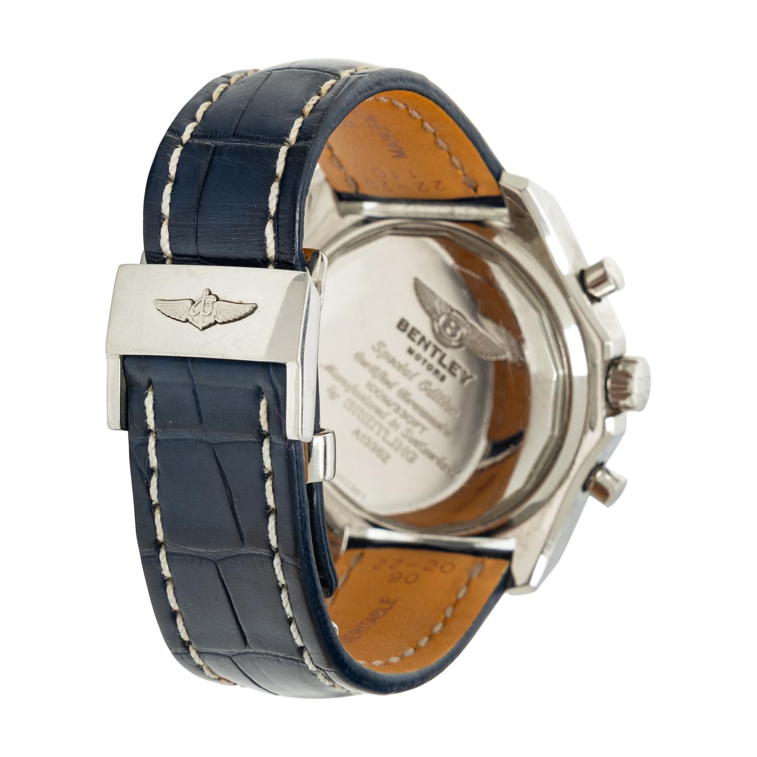 Breitling, Bentley, Ref. A13362, Stainless Steel 'Bentley GT Special Edition' Chronograph Day-Date Watch