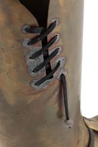 An English Brass Boot-Form Umbrella Stand