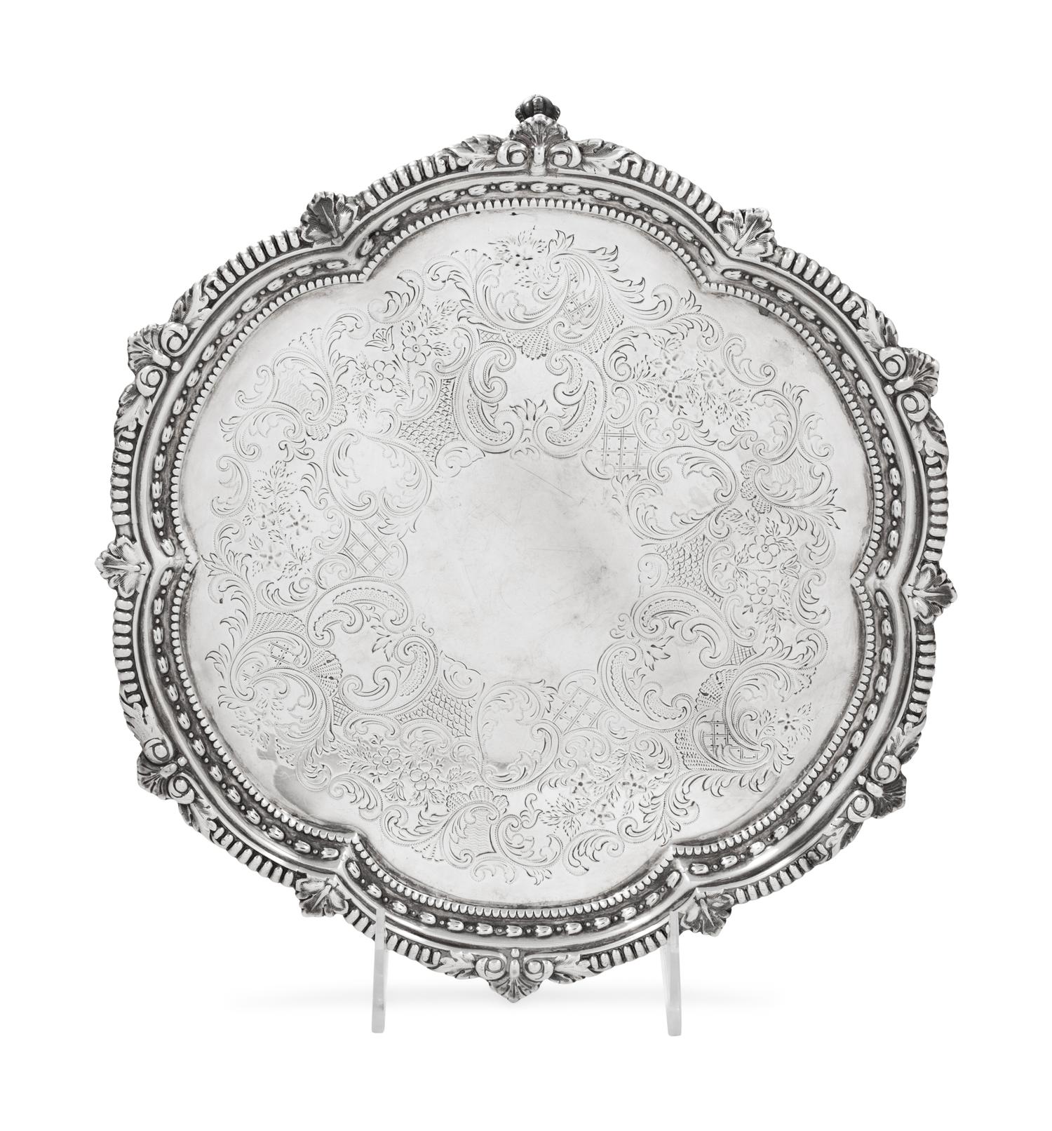 An Edwardian Silver Salver