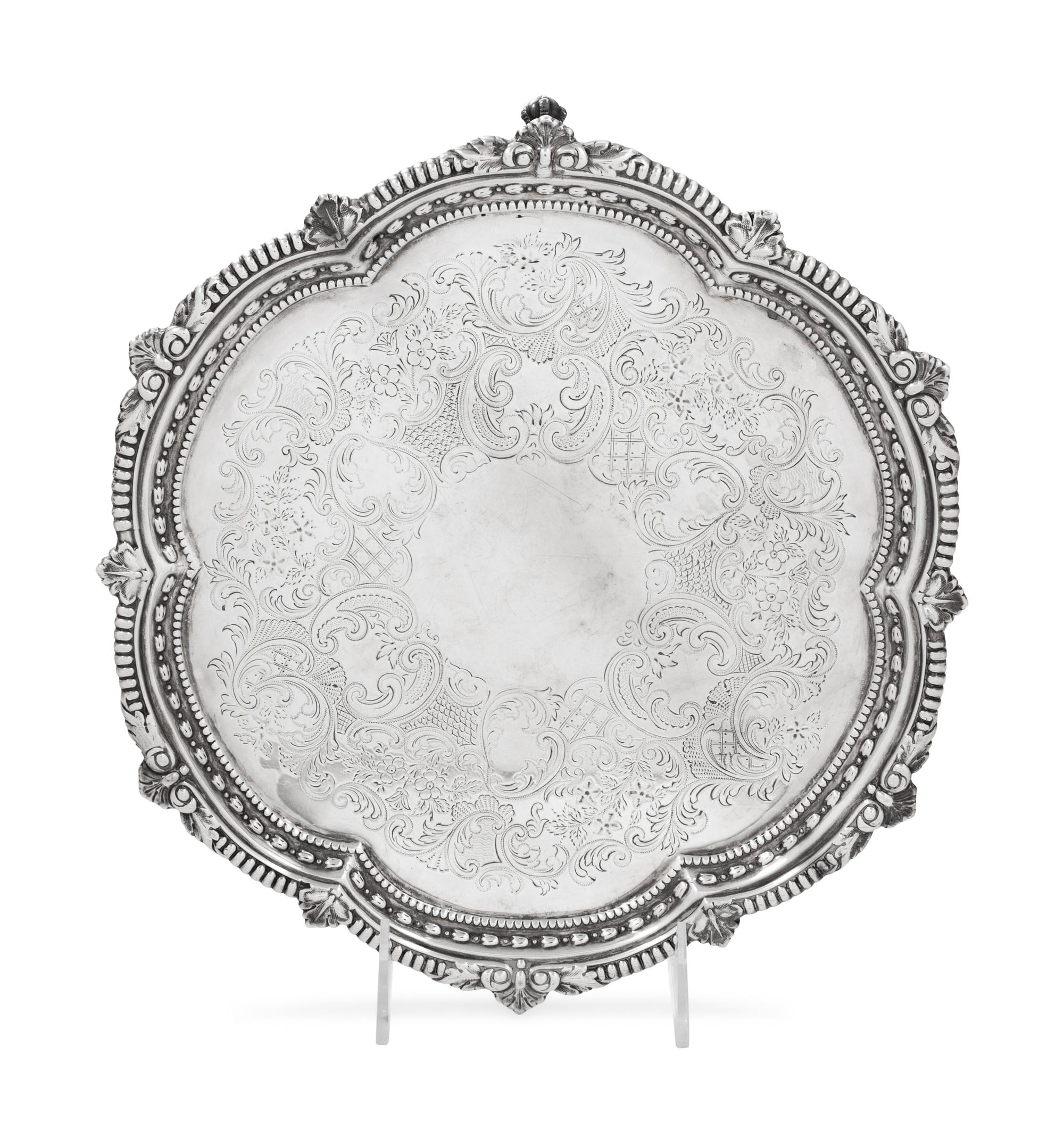 An Edwardian Silver Salver