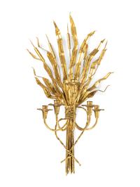 A Louis XVI Style Gilt-Metal Five-Light Sconce — MID-20TH CENTURY