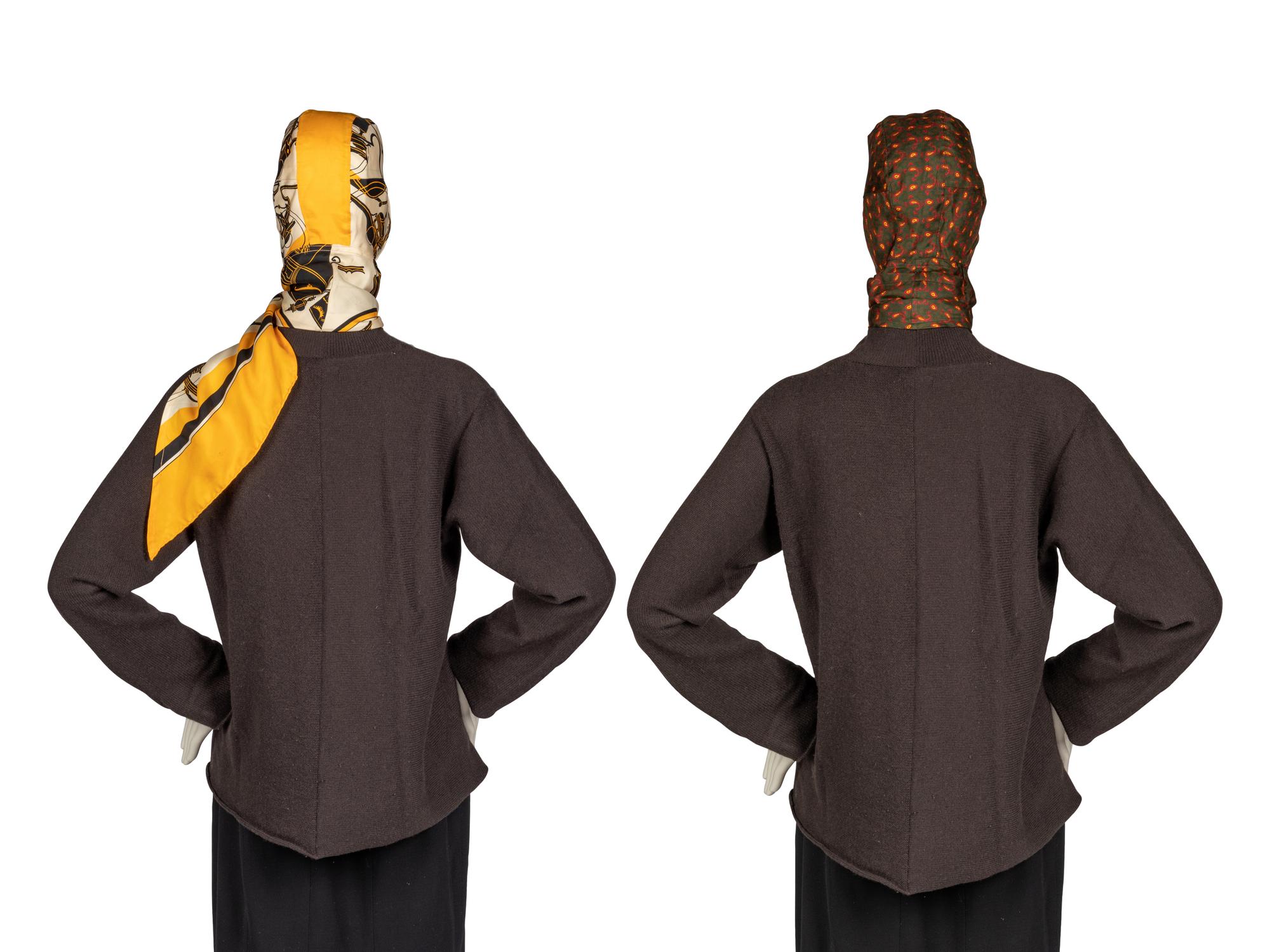 Two Hermès Head Wraps, 1960s